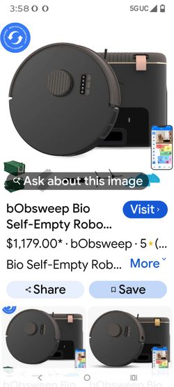 bObsweep Bio Auto-Empty Robot Vacuum & Mop
