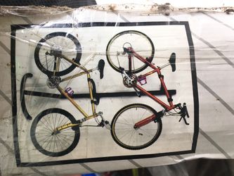 Bike Stand for 2 bikes  for small spaces 