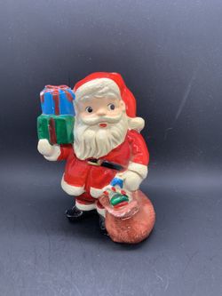 Vintage Homco Santa Coin Bank
