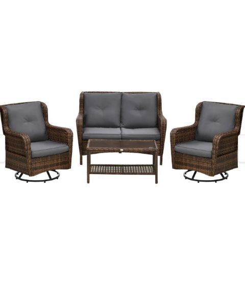 Patio Outdoor Furniture Brand New Patio Set Patio Swivel Rocking Chairs Patio Rocking Chairs Brand New Swivel Chairs