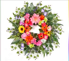 Wreath for Front Door - Artificial 4 pcs
