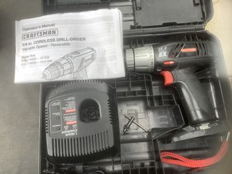 Craftsman 3/8 Cordless Drill-Driver 14.4 Volt