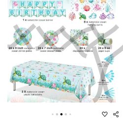 Under The Sea Birthday Decor
