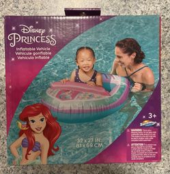 Swimways Disney Princess Ariel Inflatable Water Boat Vehicle 
