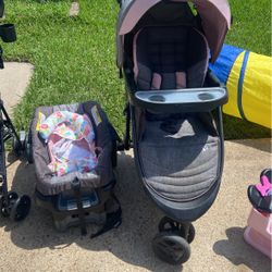 Stroller With Car seat And Base 