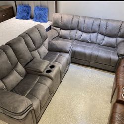 COMFY NEW BARCELONA RECLINING SOFA AND LOVESEAT SET ON SALE ONLY $1199. IN STOCK SAME DAY DELIVERY 🚚 EASY FINANCING 