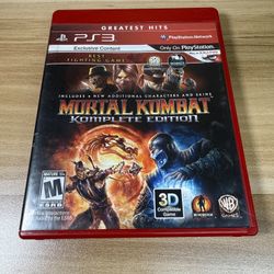 Mortal Kombat Komplete Edition PS3 