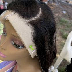 14” Bob Wig Human Hair 13x4