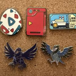 Pokémon Pin Lot SS Anne Togepi Egg Pokédex Corviknight