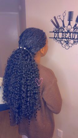 Full bobo curly braids
