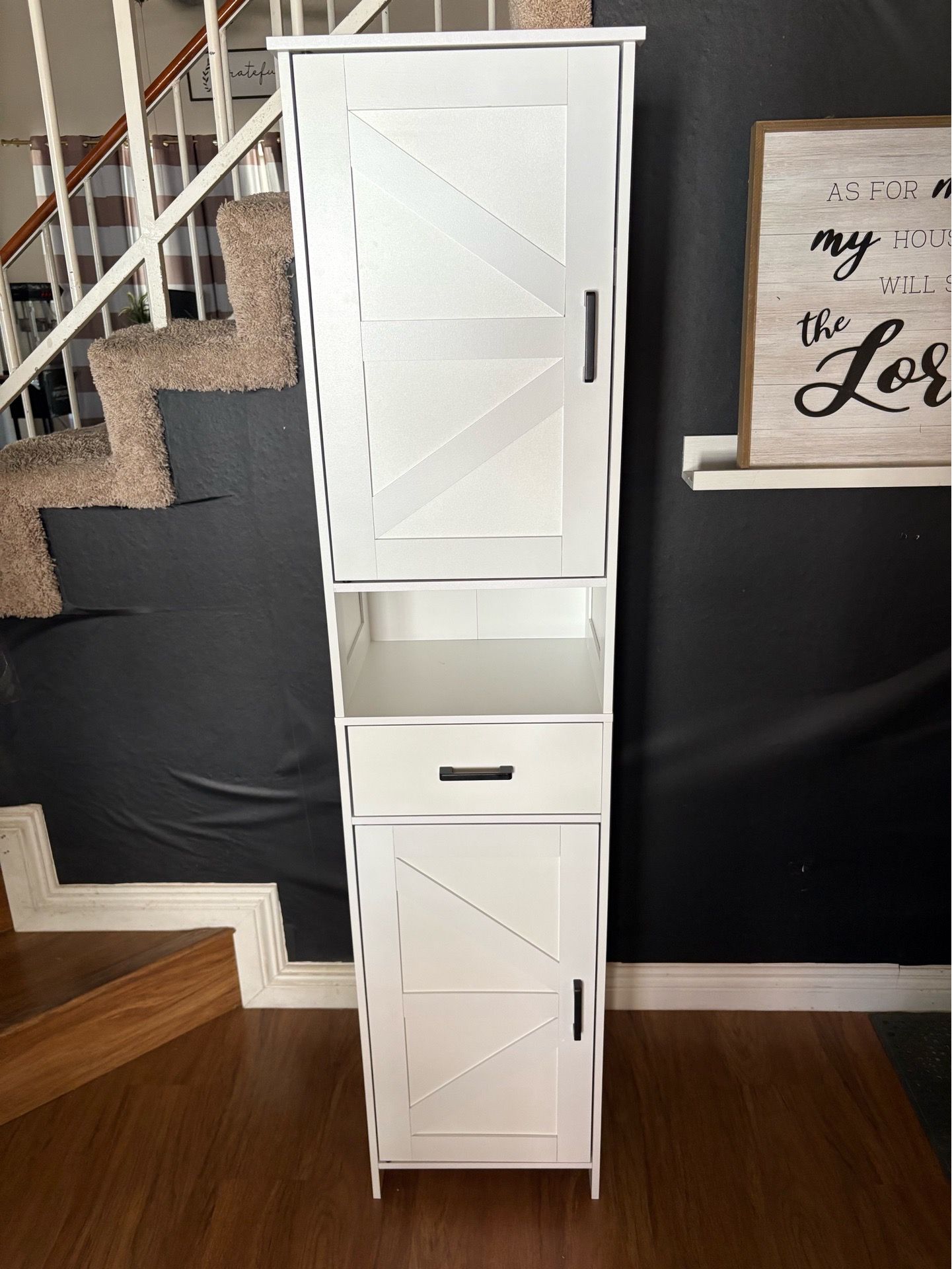 Homhedy Tall Storage Cabinet