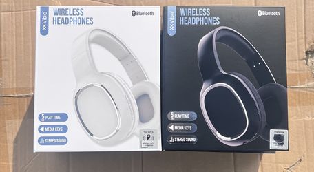 Vibe, Wireless Headphones In Color Black & White  DJ
