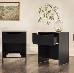 Modern Black Bedside tables / Nightstands