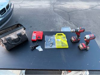 Milwaukee M18 Brushless 2-Tool Combo Kit - 1/2” Drill, 1/4” Impact, 2 Batteries, Charger & Bag