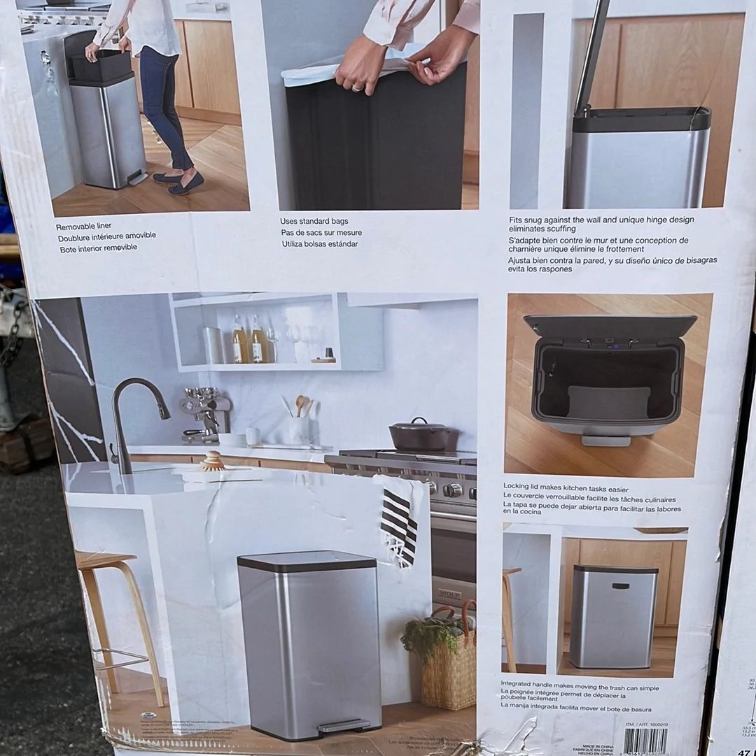 KOHLER 47L STEP TRASH BIN