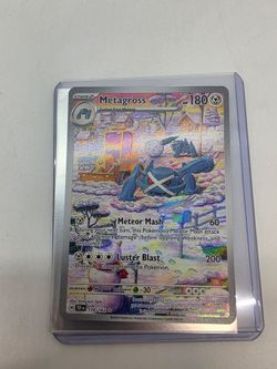 Metagross 178/162 Temporal Forces Illustration Rare Full Art Pokemon Pokémon Excellent condition