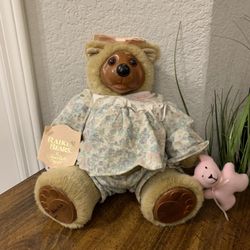 1990 Raikes Courtney Bear Plush