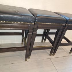 FRONTGATE Set Of 3 Counter Height Stools