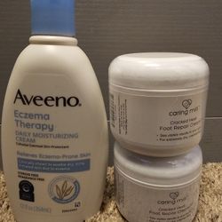 Aveeno Eczema Lotion And Cracked Heel Foot Cream