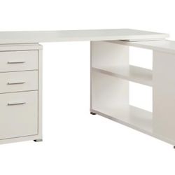 White Desk Table Filing Cabinet Shelf Cupboard Connector Lot 20 Pieces