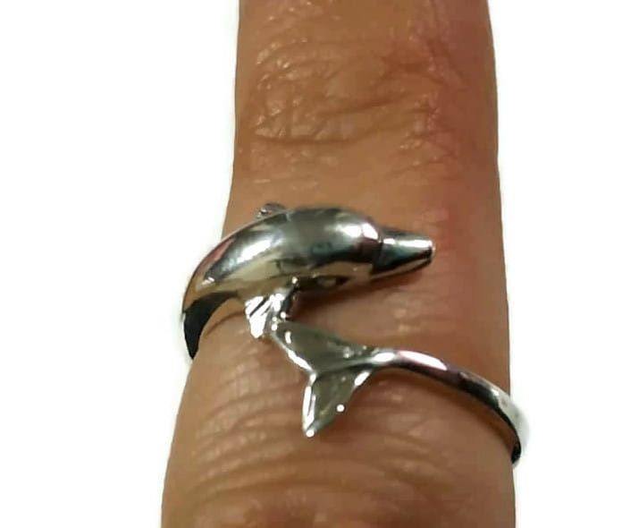 Dolphin 🐬 925 Sterling silver ring size 5.5& 8.5& 9.