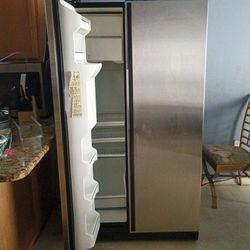 Side-by-side Energy-Efficient Refrigerator – Ice Maker Works – Sold As-Is
