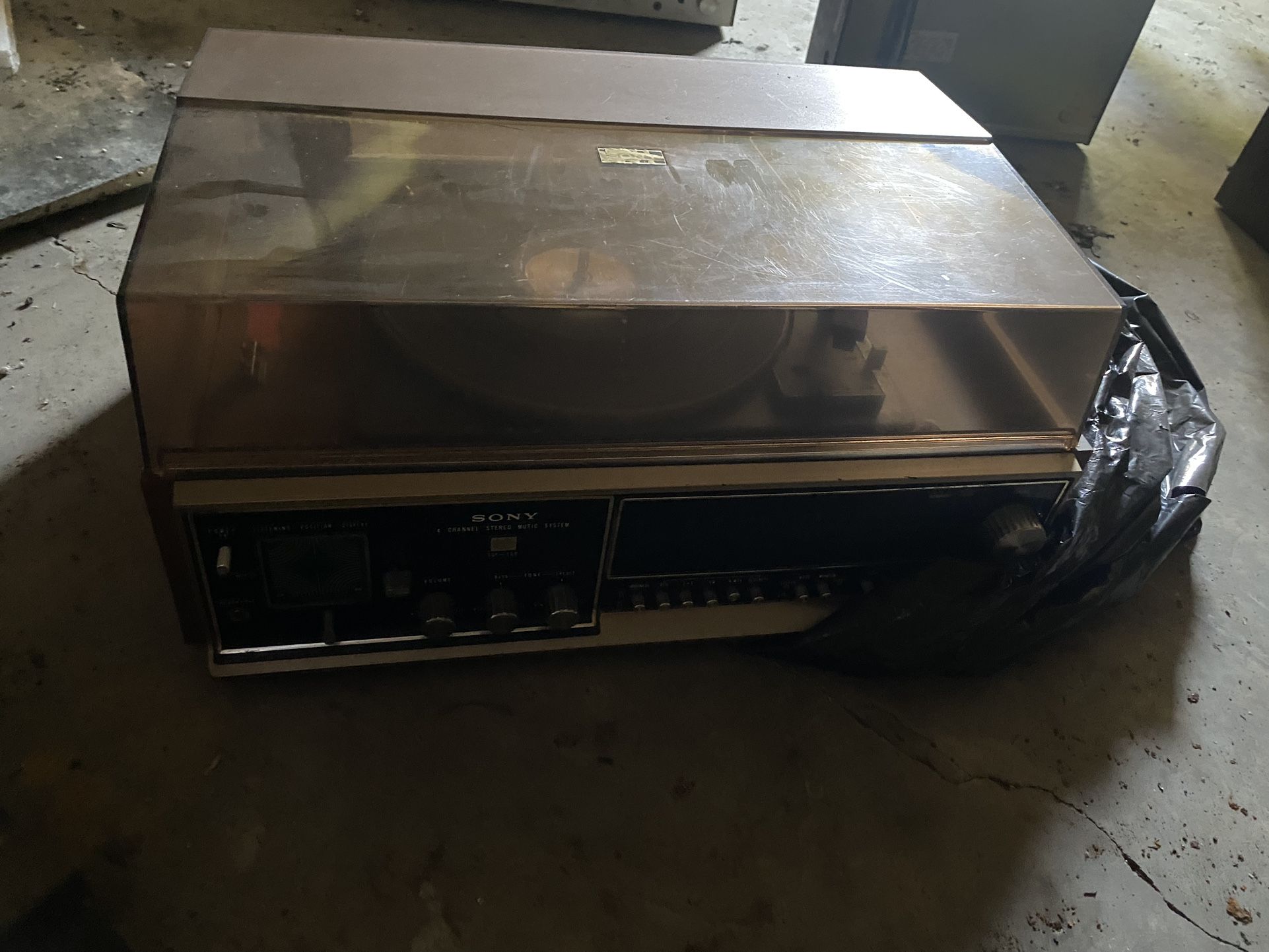 Rare Vintage Sony Sqp 400 4 Channel 