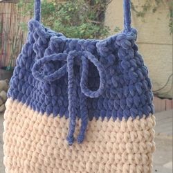 Crochet Shoulder Bag, Purse, Crossbody 