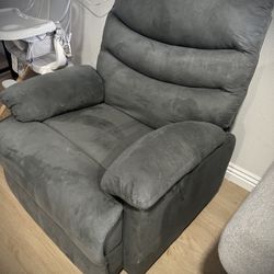 Gray Reclining Chair