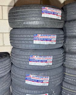 225/65/16 American 4 New Tires mounted and balanced