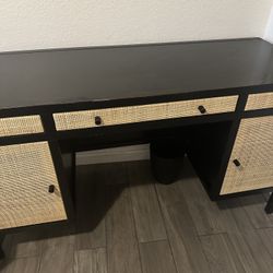 Black Home Office Desk