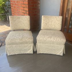 2 Vintage sitting chairs 1950’s