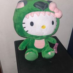 Hello Kitty Dinosaur Plushie New