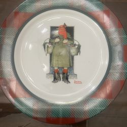 NormanRockwell  Deco Plate