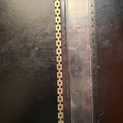 8 inch 12g 14 karat gold bracelet