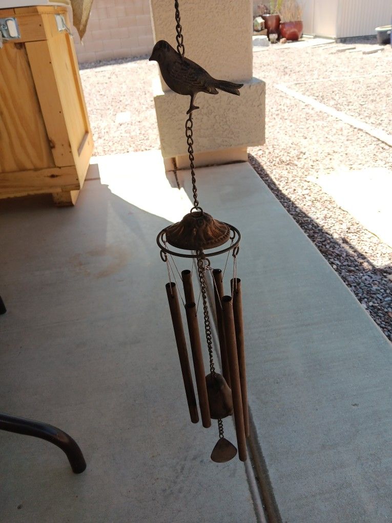 Metal Bird Wind Chimes