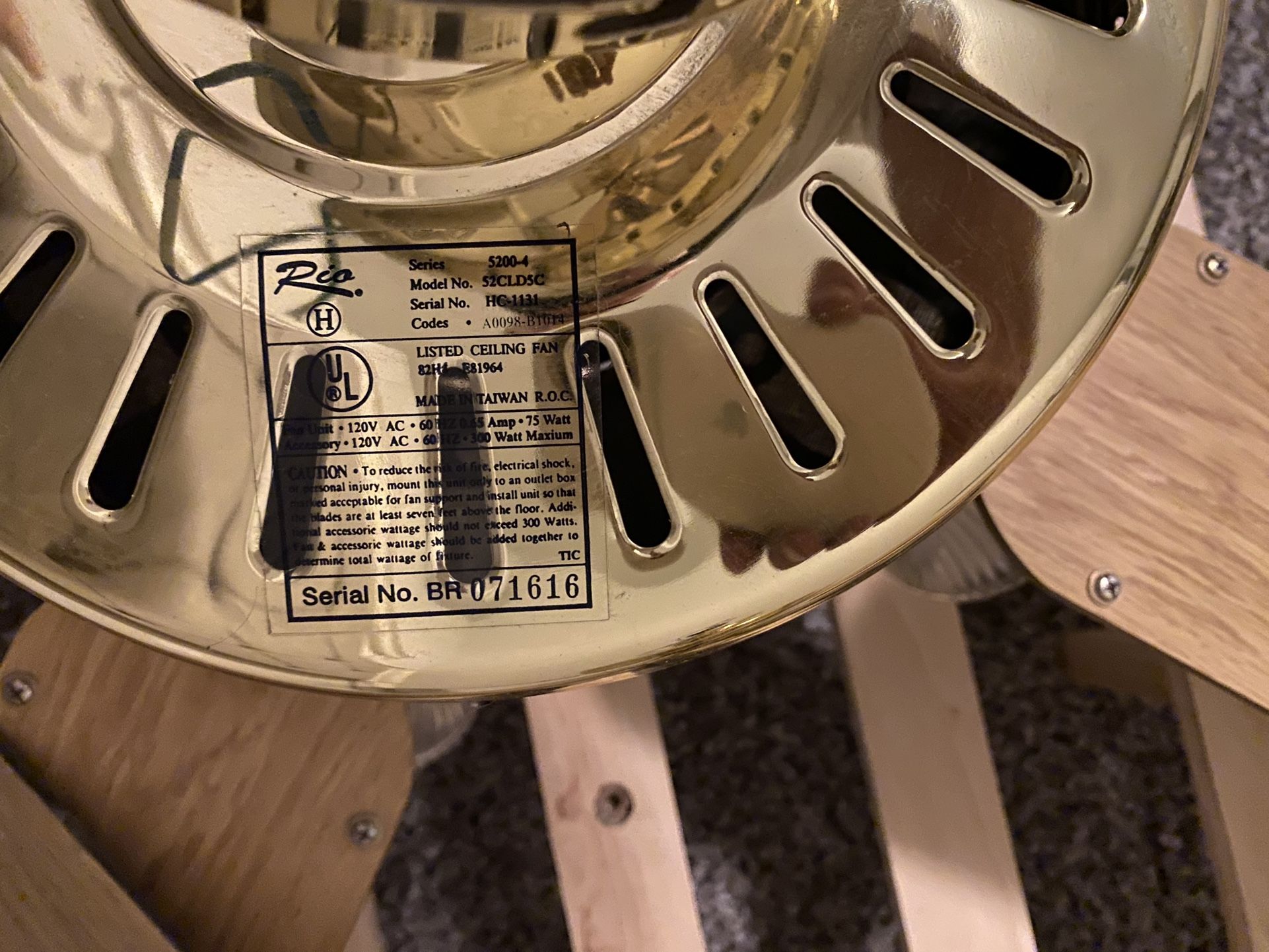 E81964 Ceiling Fan Shelly Lighting