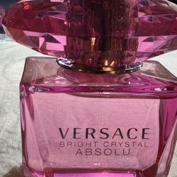 Versace Bright Crystal Absolu 3.0 Oz Parfum Full Bottle