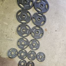 255lbs Olympic 2" weights fitness gear