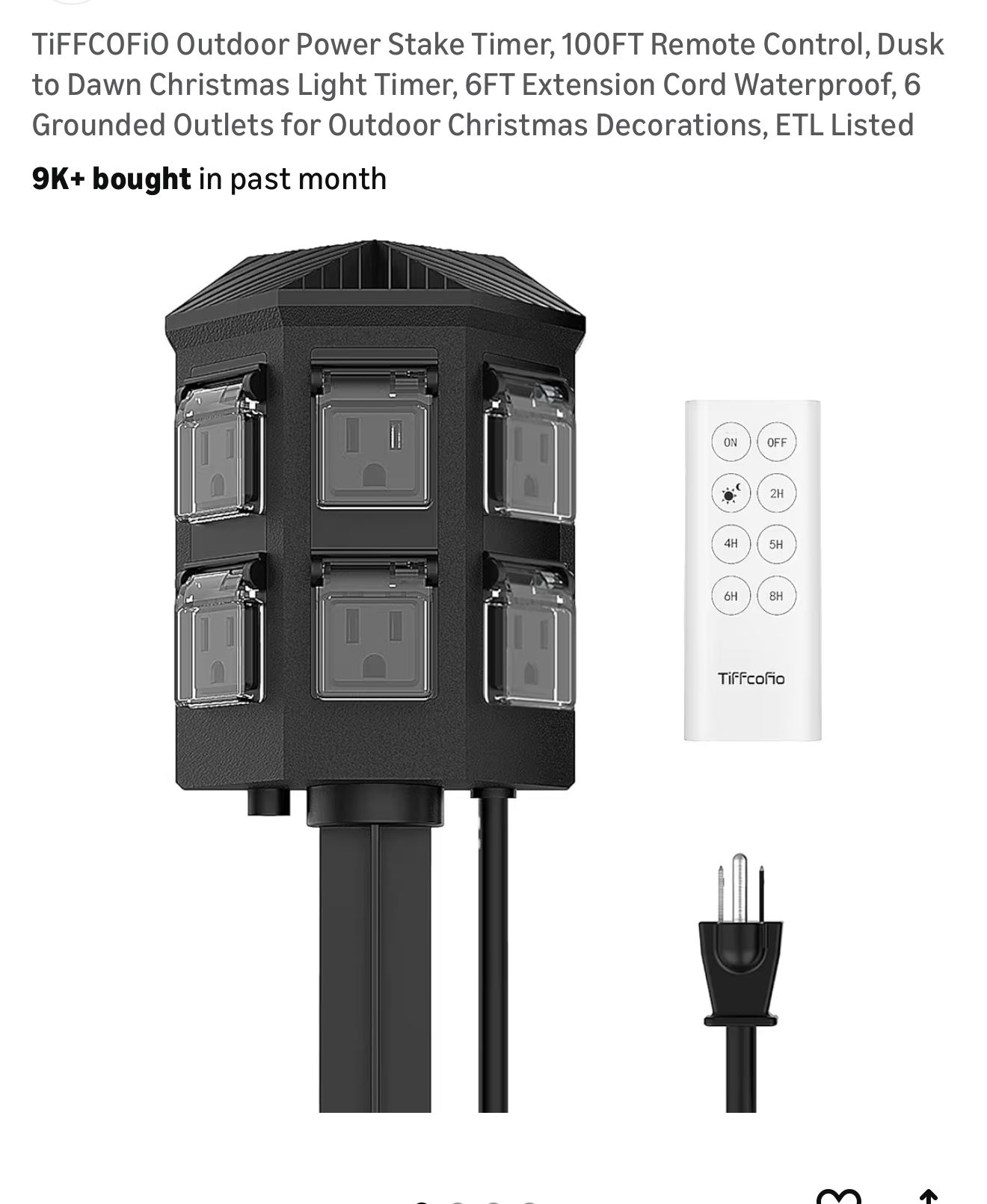 6ft Extension Outdoor With Remote Control 