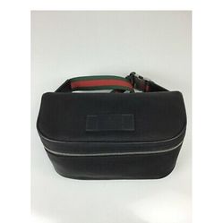 Gucci Bag Sling Black Techno Canvas Belt Bag Christmas Gift 