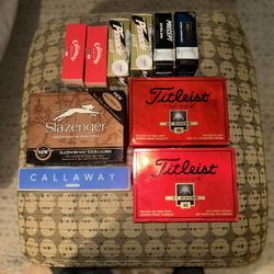 Titleist, Slazenger, Callaway, Pinnacle And Percept Golf Ball Bundle