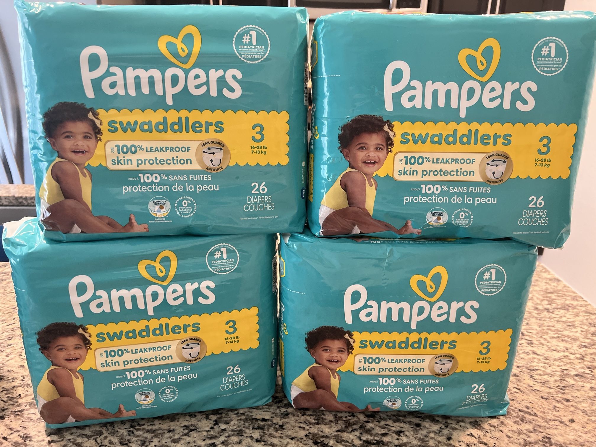Pampers Swaddlers Size 3 For $9 Per Pack 