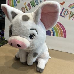 DISNEY PUA THE PIG FROM THE MOVIE MOANA!  HE IS IN LIKE NEW  CONDITION