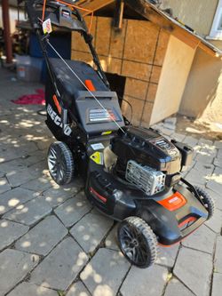 ECHO 21 in. 190 cc Briggs and Stratton Gas 3-in-1 Dual Blade RWD Self-Propelled Lawn Mower with Single Lever Deck Adjustment