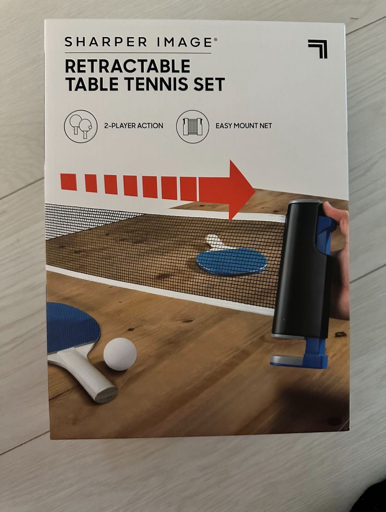 Retractable Table Tennis Set