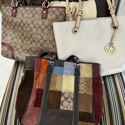 Michael Kors And COACH purses