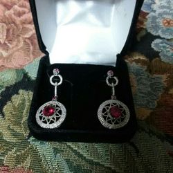Ruby Earrings