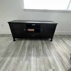 Dark Wood TV Console