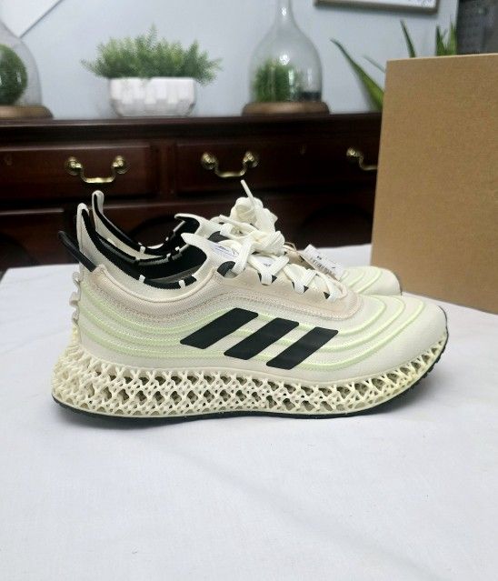 NEW Adidas Parley X 4D Futurecraft White Almost Lime Men's Athletic Shoes Size 7